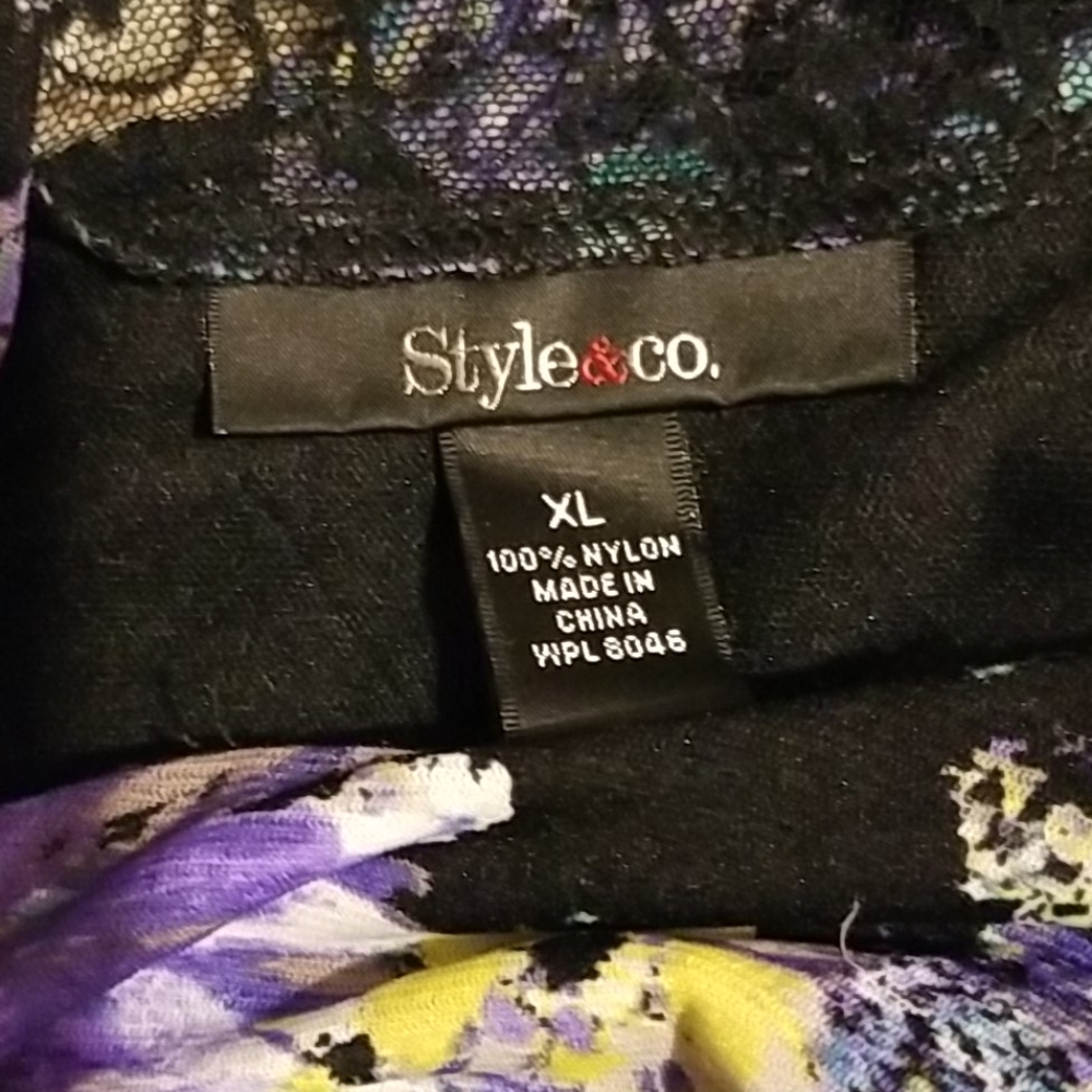 Style&Co. XL Ruffle top - Picture 3 of 4